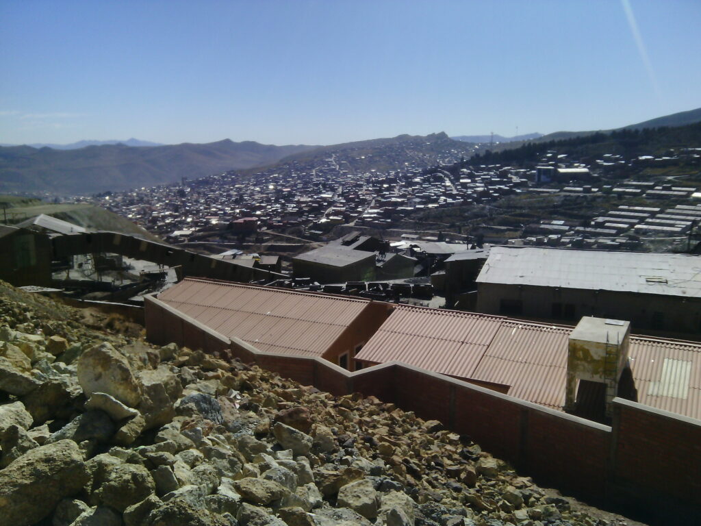 Potosí, vista desde el Cerro Rico. Qué malas fotos sacaba.