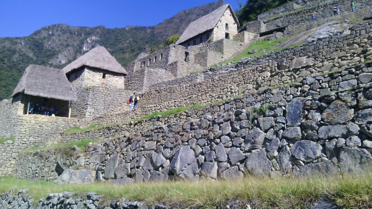 No es lo mismo, las ruinas de Machu Picchu...